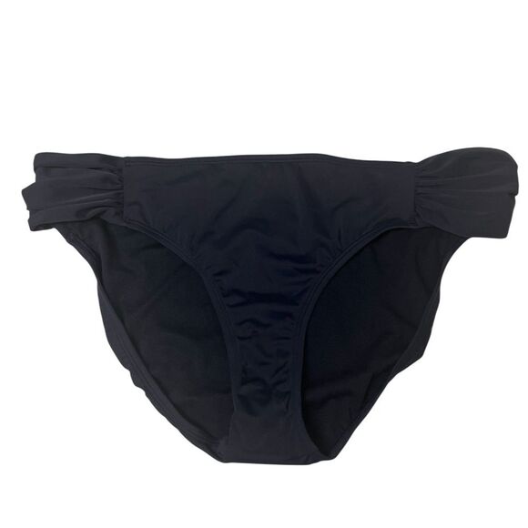 NWT Athleta Shirred Bikini Bottoms in Navy Blue SZ XL - Picture 2 of 4